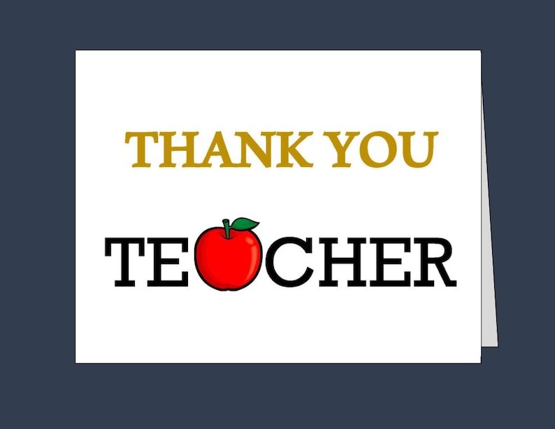 Trainer Thank Oneself Card/ Printable thank yourself playing cards/ Prompt Down load/ 5X7 card/ 4.25x5.5 card/pdf/ Instructor reward/ Instructor appreciation picture regarding Printable Thank You Cards for Teacher titled Trainer Thank Yourself Card/ Printable thank oneself playing cards/ Immediate Obtain/ 5X7 card/ 4.25x5.5 card/pdf/ Trainer present/ Trainer appreciation