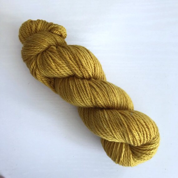 Jack Worsted - 100% Superwash Merino - Golden Shadow - Ready to Ship Hand Dyed Yarn