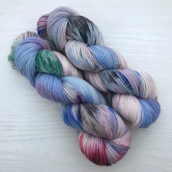 Paint Box - Aydan Sock - Superwash Wool Nylon - Ready to Ship Hand Dyed Yarn