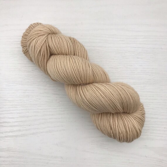 Jack 4ply Fingering - 100% Superwash Merino - Sand Dune - Ready to Ship Hand Dyed Yarn