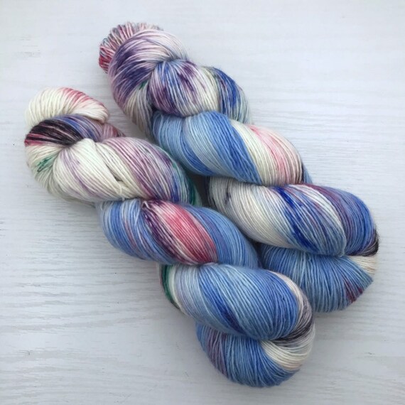 Jack Single Ply - 100% Superwash Merino - Paint Box - Ready to Ship Hand Dyed Yarn