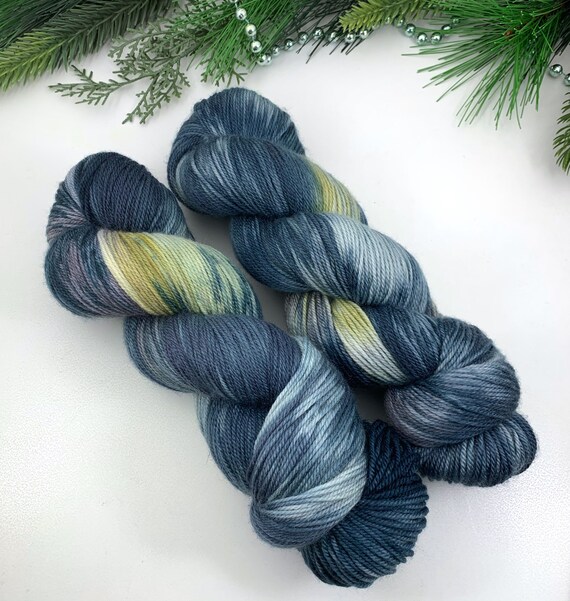 Skyline - Holly MCN Sock - Merino Cashmere Nylon - Ready to Ship Hand Dyed Sock Yarn