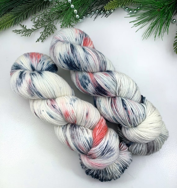Boutique - Teagan Plush Sock - Superwash Merino Nylon - Ready to Ship Hand Dyed Yarn