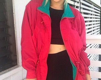 Vintage 90's Women's Izod Jacket Pink 