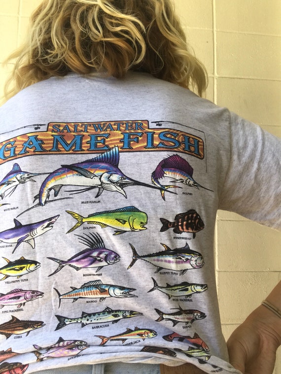 Bass Master Mens or Boys 80s Vintage Fishing Retro Sunset T-Shirt
