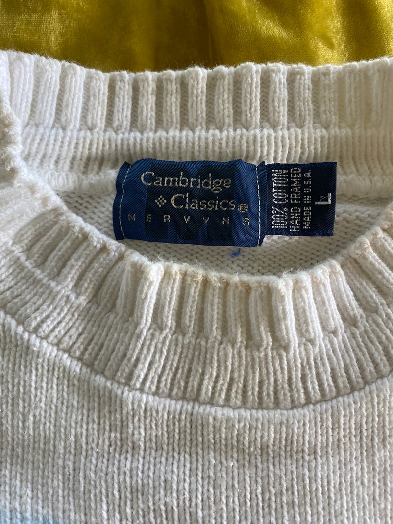 Vintage Mervyns Cambridge Classics Crewneck Golfer Embroidered - Etsy