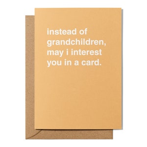 Instead of Grandchildren Father's Day Greeting Card