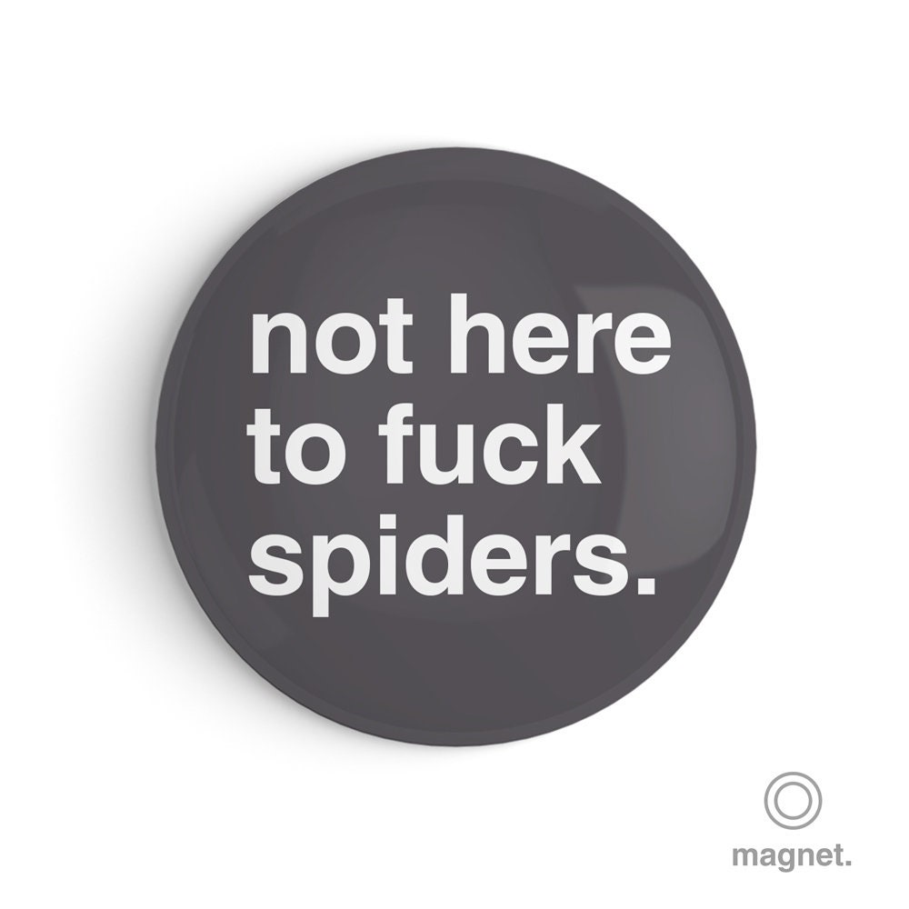 Not Here To Fuck Spiders - Australian Slang. The Term Is Derived From And Is Another Way In Saying, "not Here To Fuck Around. I Am Here To Get The Job Done - Foto 2