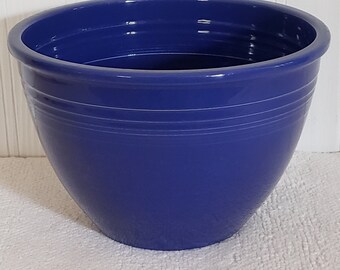 1930&#39;s Fiesta Ware Cobalt Mixing Bowl #4