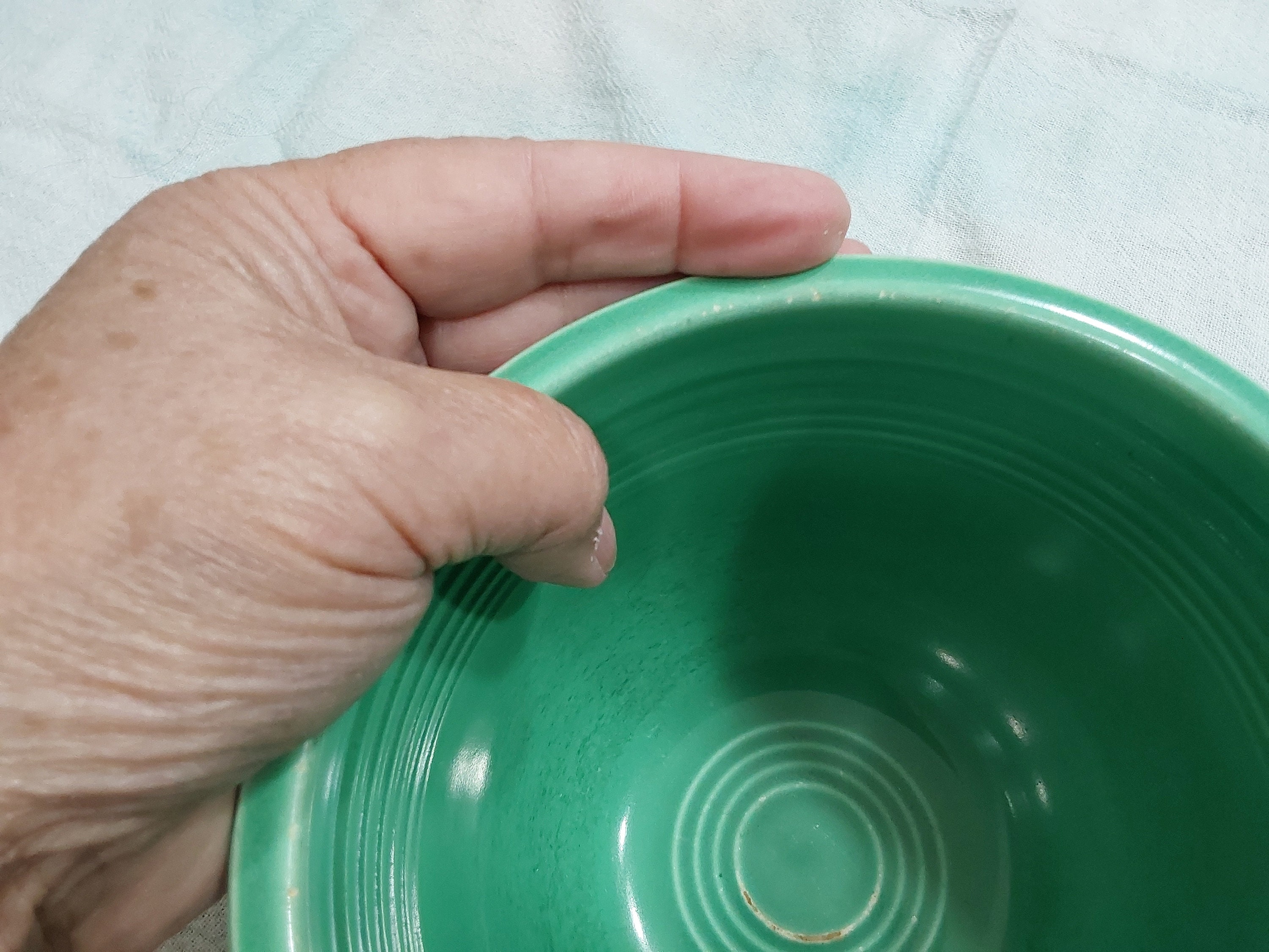 Vintage Fiesta Ware Original Green #2 Mixing Bowl, 1936-1938 - Etsy