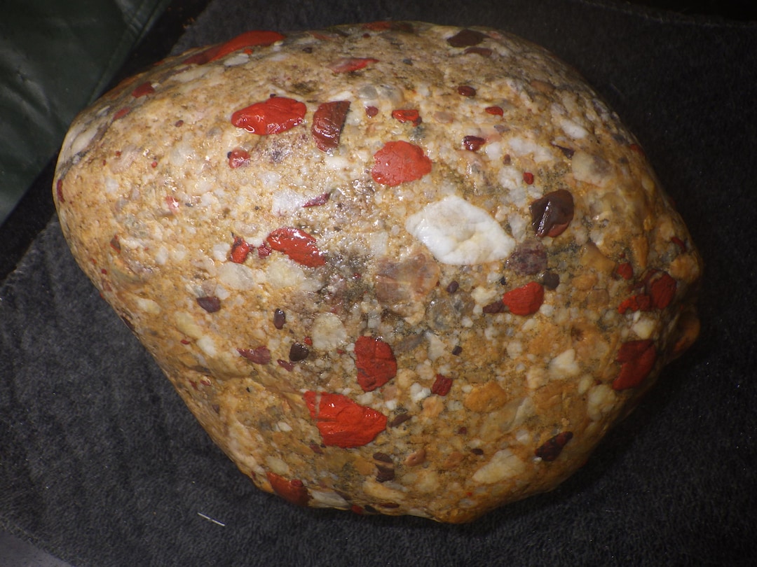 Michigan Pudding Stone Conglomerate 12 Pounds Fully Loaded - Etsy