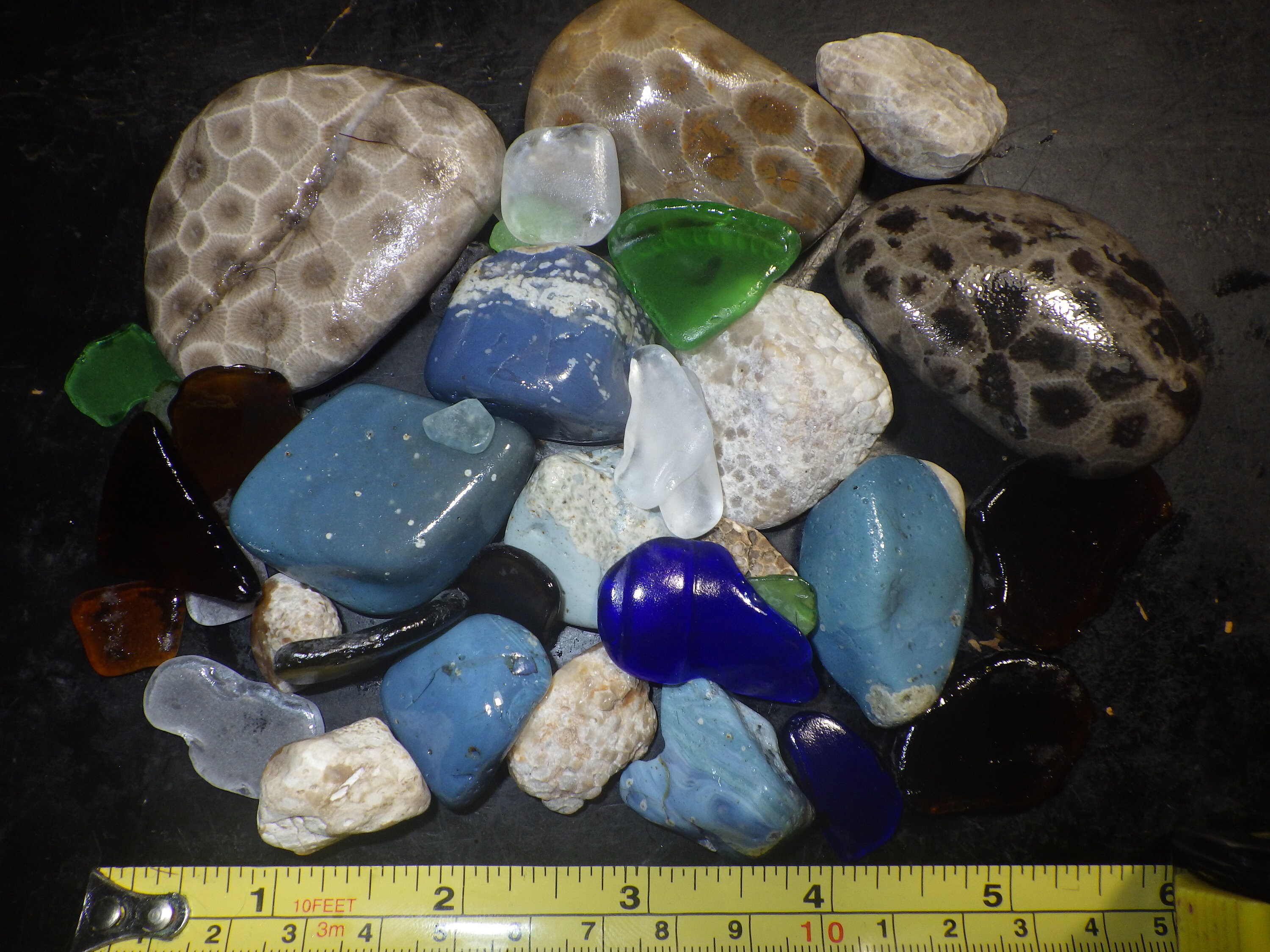 Michigan Stones Leland Blues Petoskey Stones Beach Glass Etsy