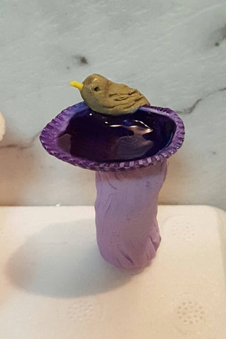 Miniature Bird Baths Fairy Accessories