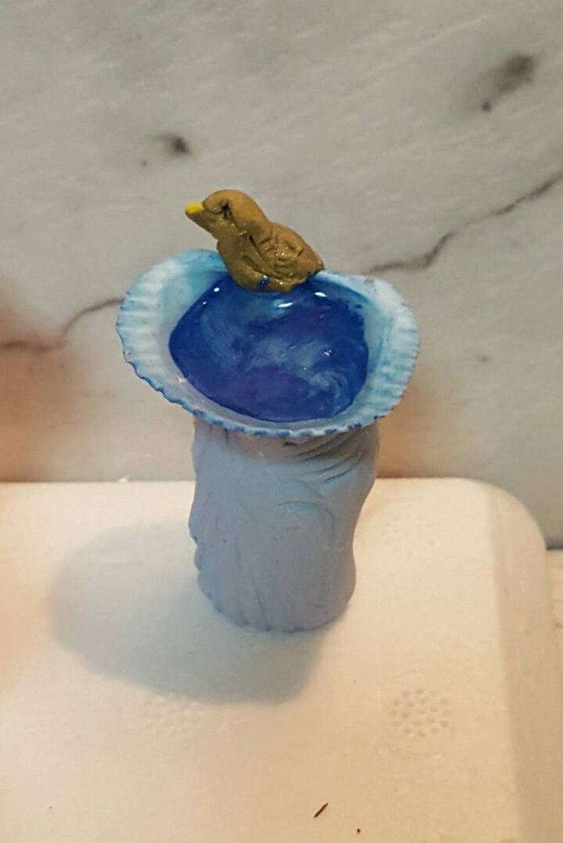 Miniature Bird Baths Fairy Accessories