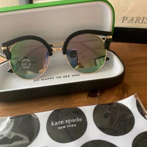 Kate Spade Alivia Lavender Flower Scalloped Sunglasses Set Case & Cloth Kate Spade KS AYLA 2/S Sunglasses | FREE Shipping main image 2
