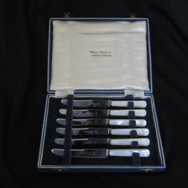 Case Mother of Pearl Knife Etsy