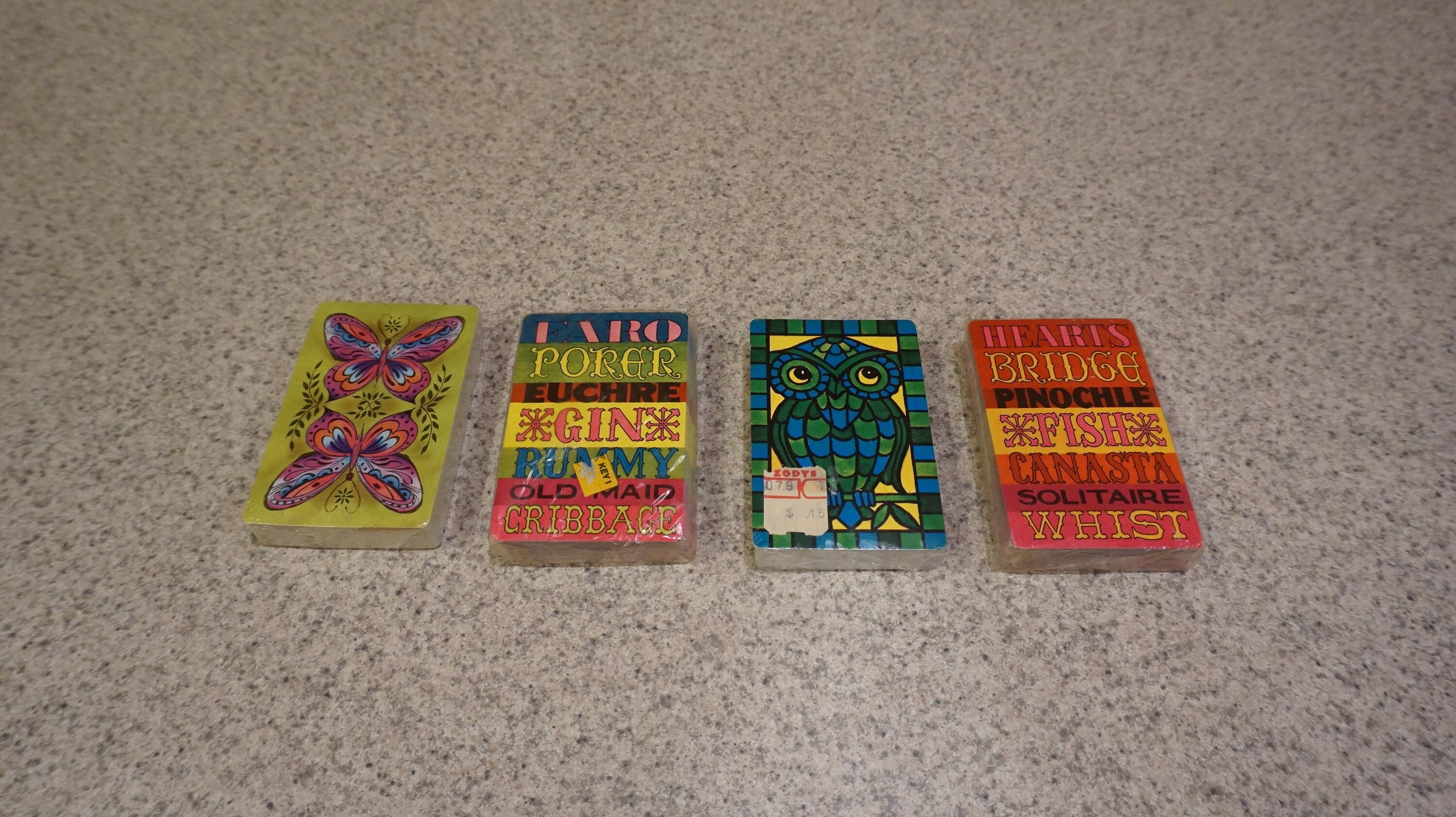 Vtg Sealed Playing Card Decks, Trump / Stardust Brands, Vintage
