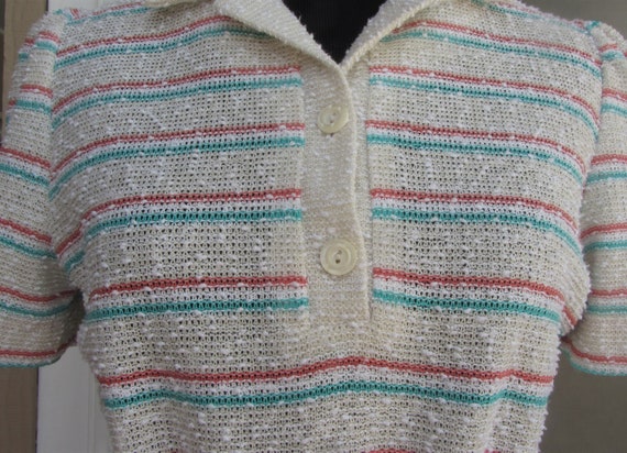 Nubby Knit Skirt Set, Marty Gutmacher, Vintage 70… - image 9