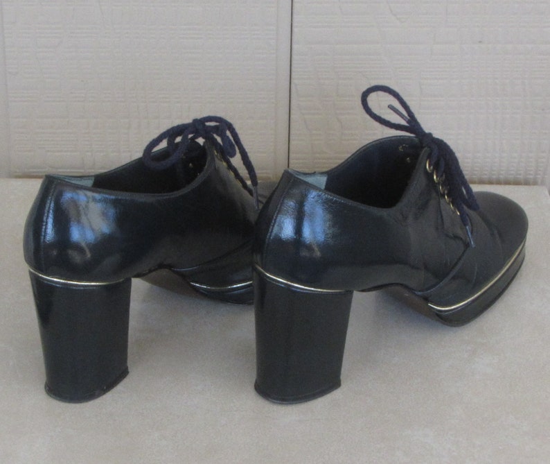 chunky 70s platform heels