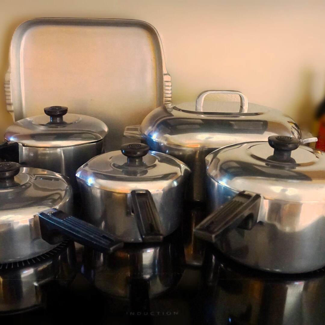 Vtg 11pc Set Wagner Ware Magnalite Pots and Pans Vintage Etsy