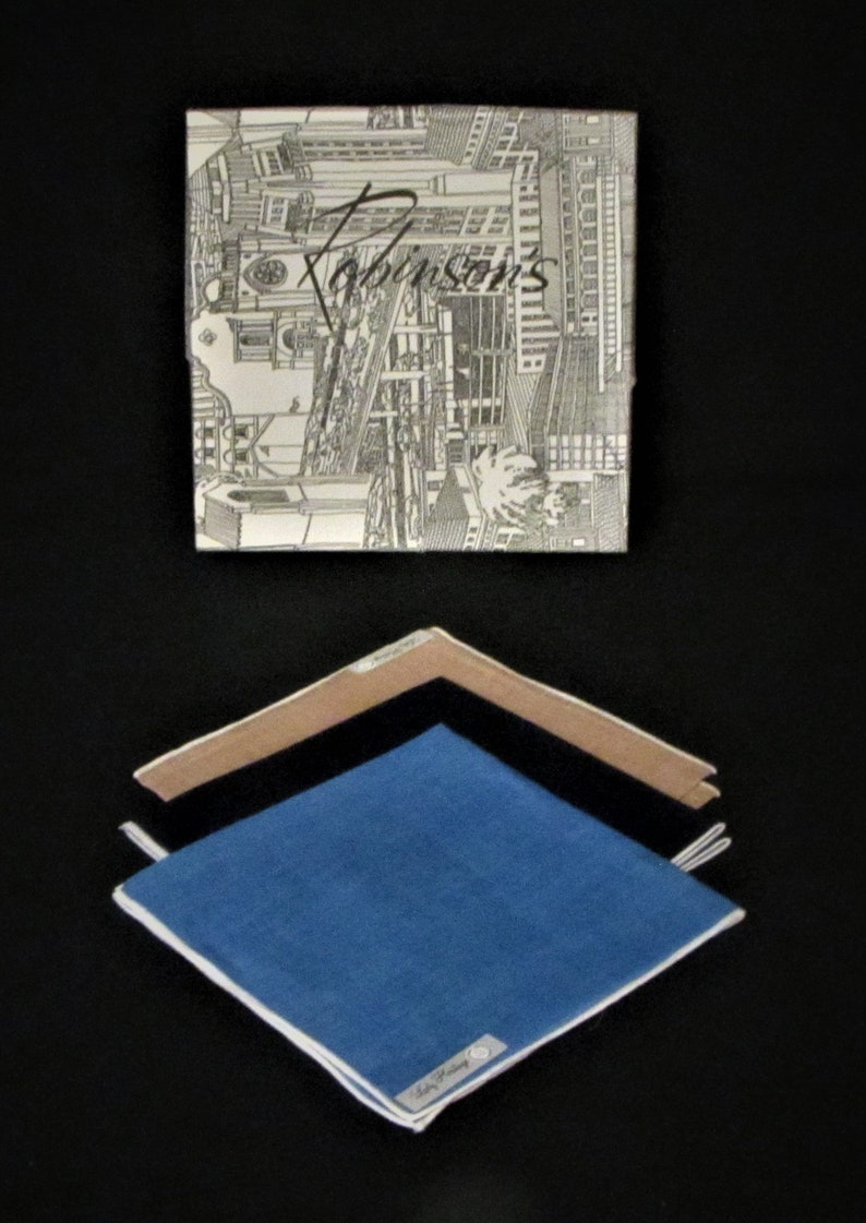 Un-used Women\u2019s Hankies Vintage 50s \u2013 60s Lady Heritage Irish Linen 3pc Set