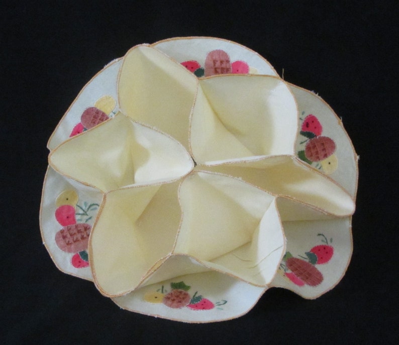 Vintage Bread Basket Liner / Bun Warmer / Roll Cozy Cotten W/ Etsy