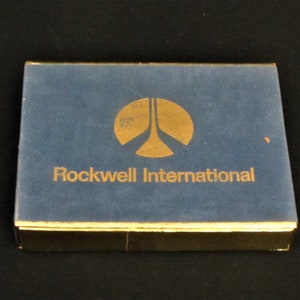 2 NOS Decks Novelty Playing Cards, Un-Opened Rockwell International Playing Cards, Vintage 1970s