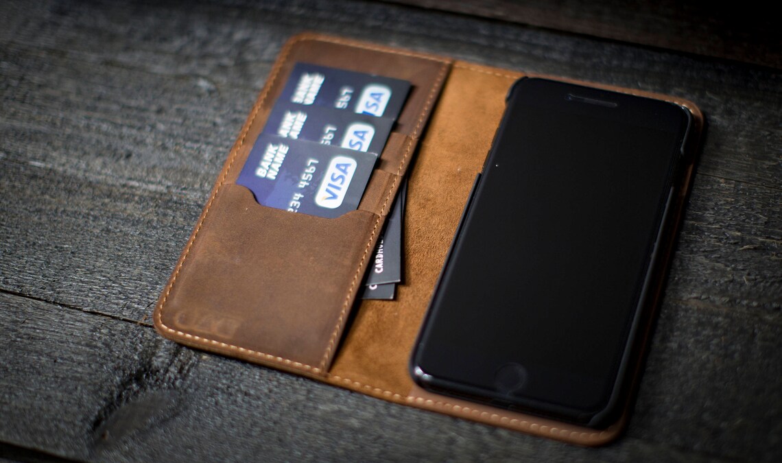 Iphone Wallet Case Leather Wallet Iphone XS Max Leather Etsy