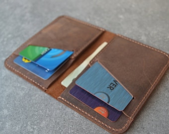 Wallet, Leather Wallet, Personalized Leather Wallet, Front Pocket Slim Design, Minimalist Credit Card Wallet, Mens Wallet