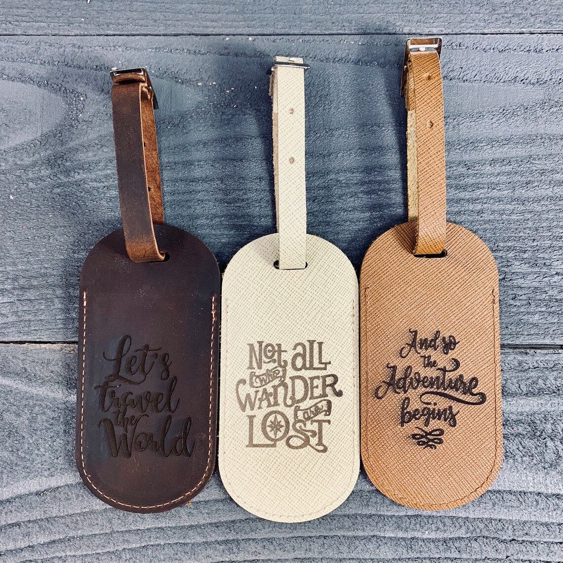 Luggage tags personalized Leather luggage tags luggage tag Etsy