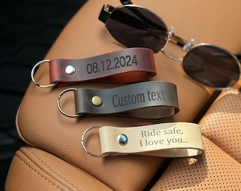 Papa-sleutelhanger, gepersonaliseerde leren papa-sleutelhanger, nieuwe papa-cadeau, gegraveerde papa-sleutelhanger, vaderdag-sleutelhanger, eerste vaderdag, cadeau voor papa