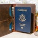 Personalize Leather Passport Holder,  Travel Wallet, Passport Wallet, Personalized gift for man 