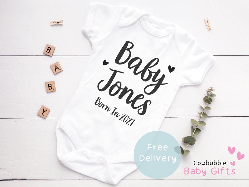 GIRLS BODYSUIT INITIAL LETTER BABY VEST BABYGROW GIFT NAME PERSONALISED PRESENT GIRLS BODYSUIT INITIAL LETTER BABY VEST BABYGROW GIFT NAME PERSONALISED PRESENT