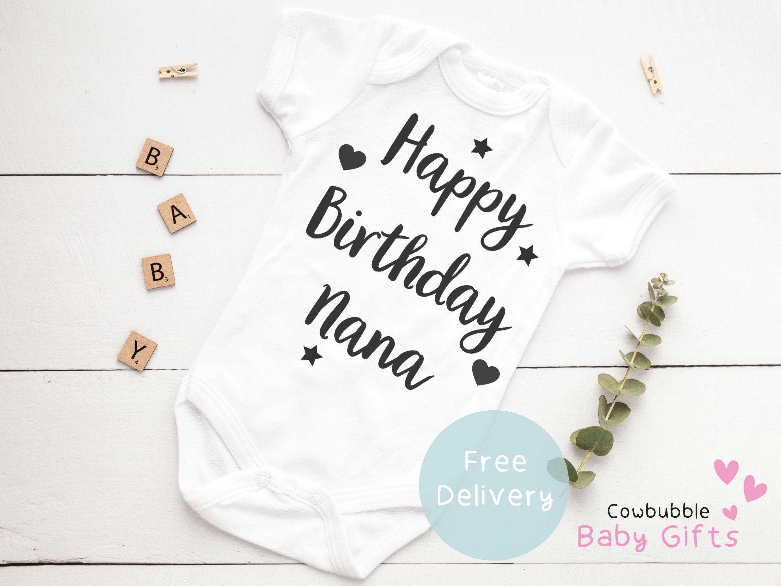 1st birthday personalised clothes