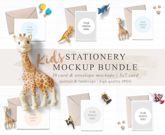 Card Mockup Bundle Kids Mockup Toys Mockup Styled Card Mockup Bundle Kids Mockup Toys Mockup Styled