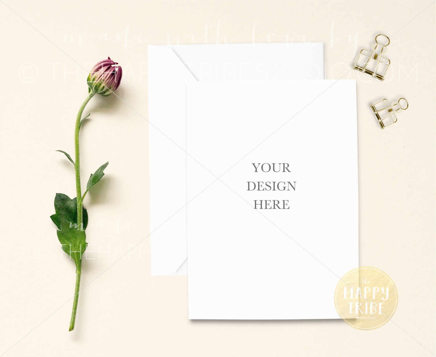 5x7 Invitation Mockup White Envelope Styled Photography Etsy