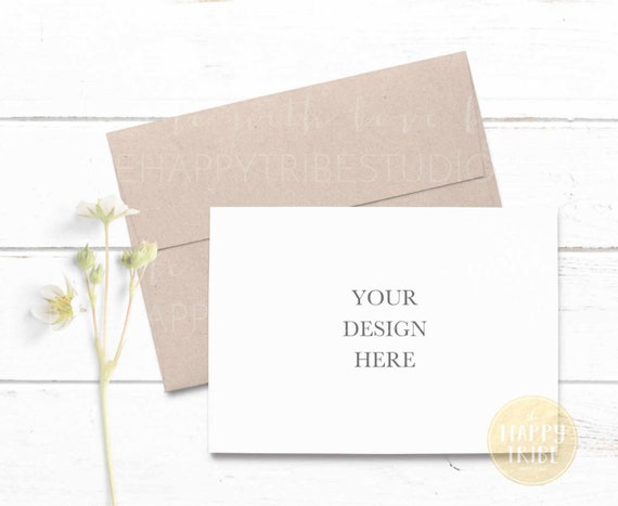 5x7 Invitation Mockup Styled Photography Mockup Card Mockup Etsy