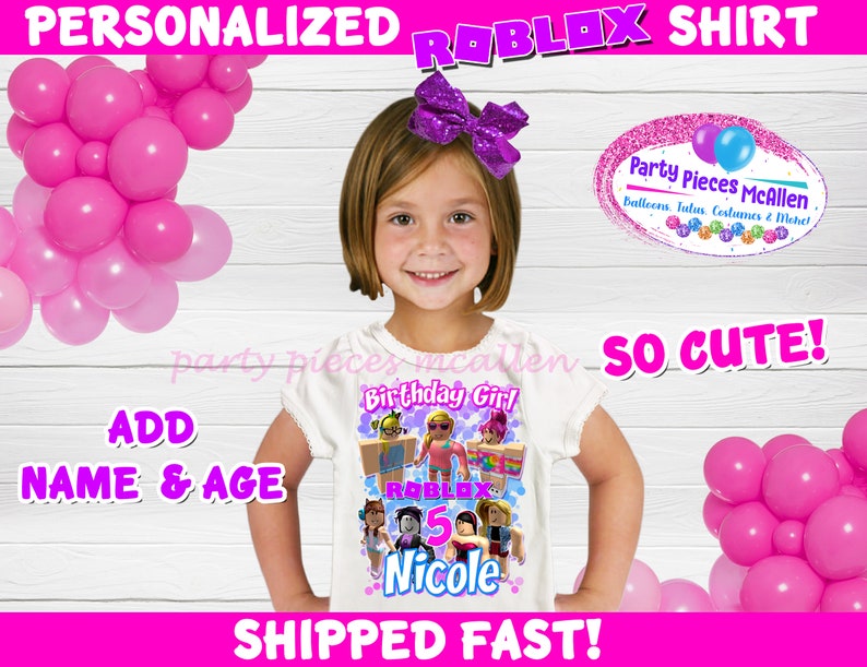 Will Ship After April 9 Roblox Birthday Shirt Roblox Etsy - roblox number 9