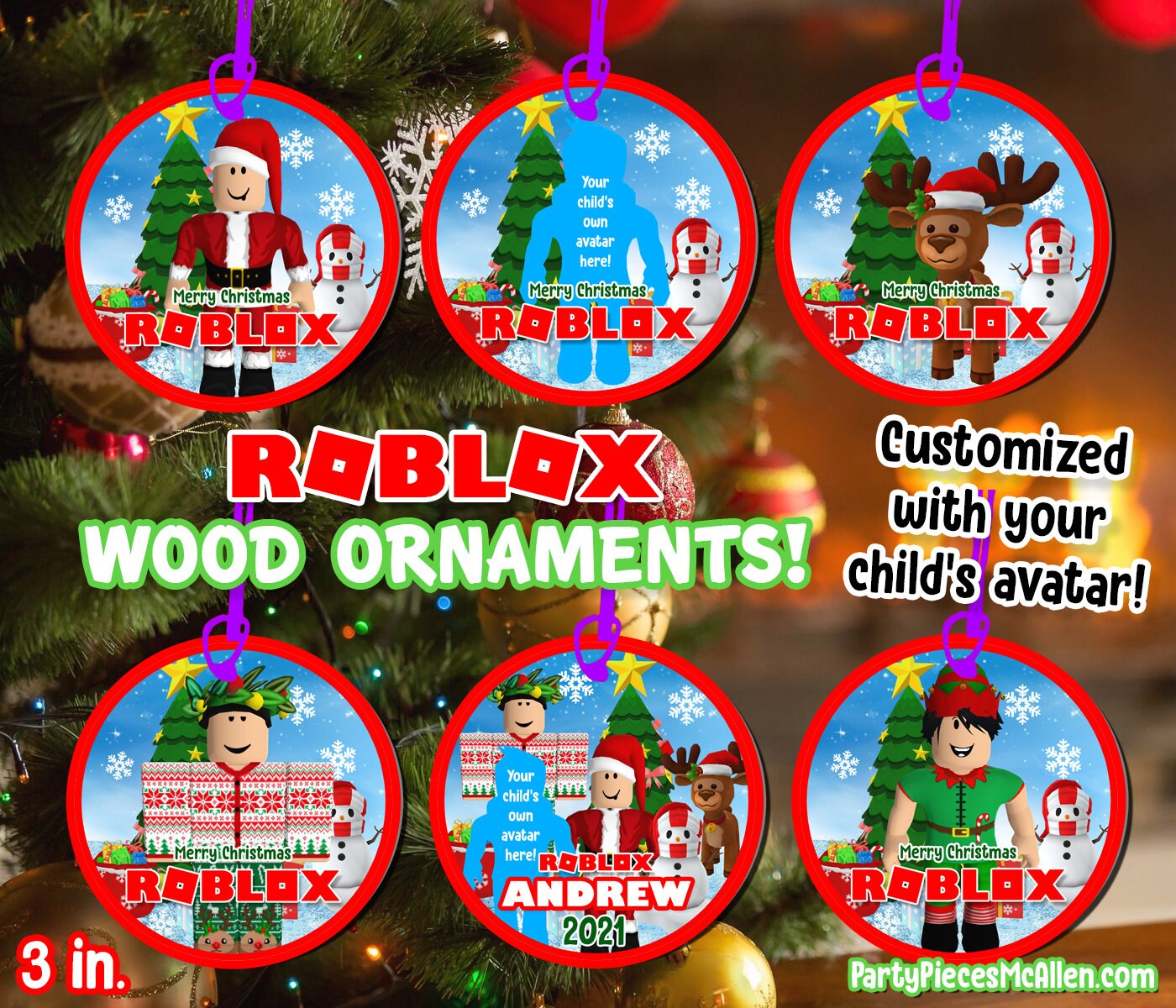 6 Roblox Christmas Tree Ornaments Roblox Ornaments Wood | Etsy Ireland 6 Roblox Christmas Tree Ornaments Roblox Ornaments Wood | Etsy Ireland