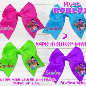 Roblox Girl Customized Bow Girl Roblox Accessories Roblox Hair Etsy - sandra roblox phone case