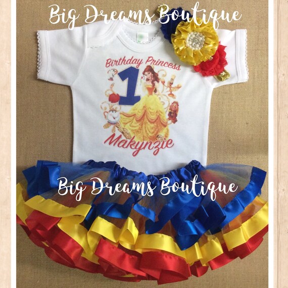 beauty and the beast birthday outfit