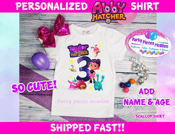 New Design Abby Hatcher Birthday Shirt Girl Abby Hatcher Etsy - abby loves roblox