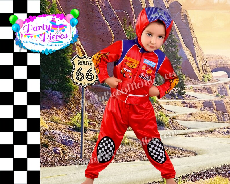 Cars Costume for Boys Toddler Cars Costume Racecar Suit Etsy