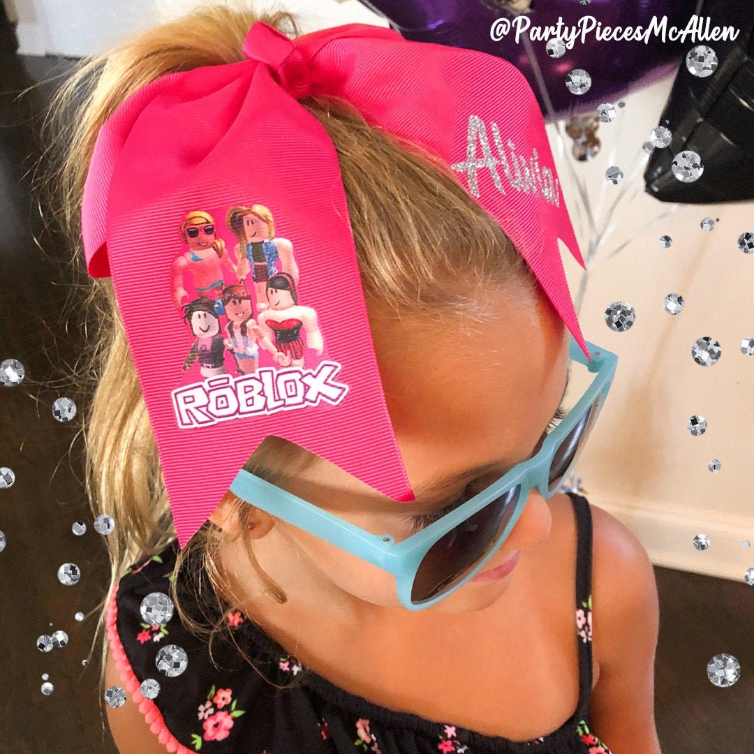 Roblox Girl Customized Bow Girl Roblox Accessories Roblox Hair Bow