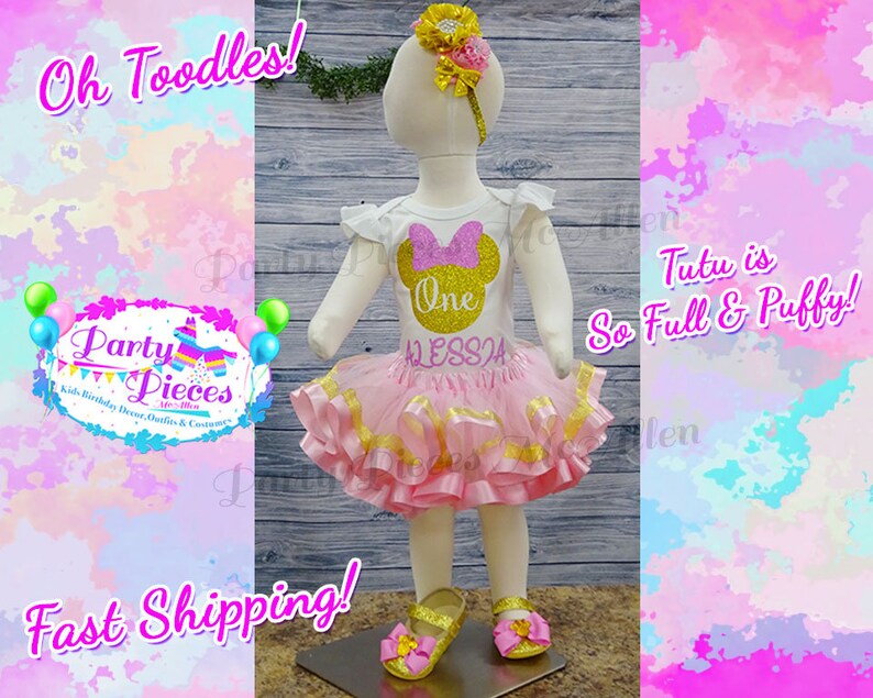 minnie mouse tutu first birthday