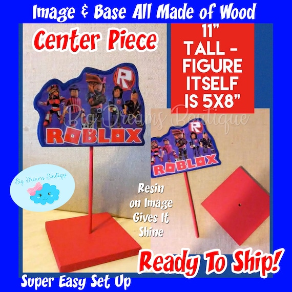 Roblox Center Piece Roblox Party Supplies - roblox plus settings