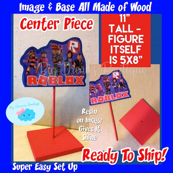 Roblox Center Piece Roblox Party Supplies - 