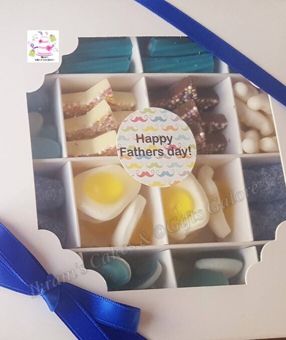 Father S Day Personalised Sweet Chocolate Gift Box Candy Etsy