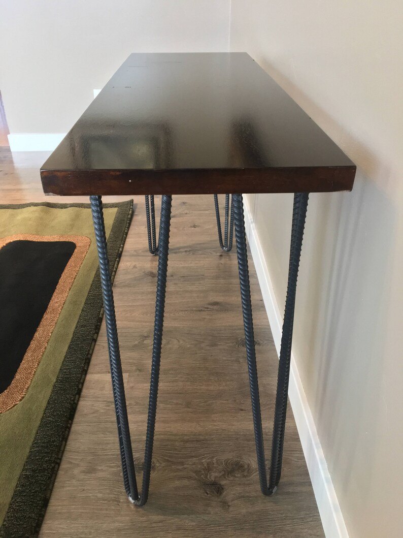 Hairpin table legs HEAVY DUTY REBAR Hairpin Table Leg Mid Etsy