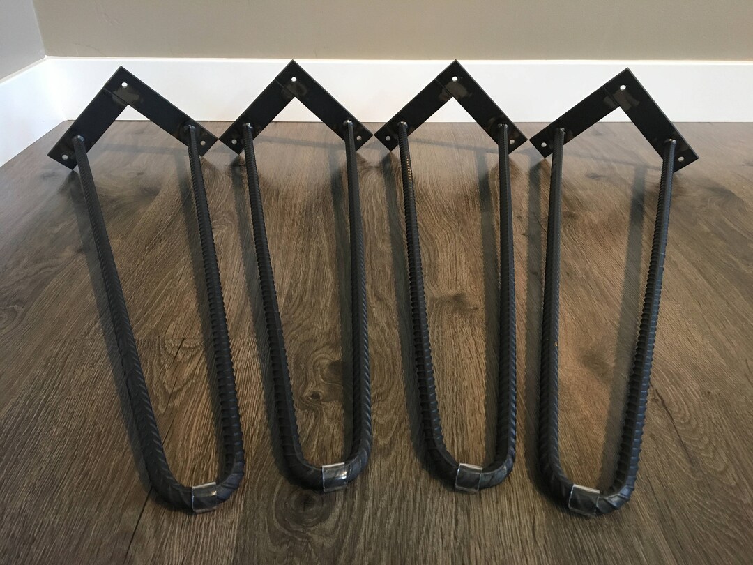 Hairpin Table Legs HEAVY DUTY REBAR Hairpin Table Leg Mid Etsy